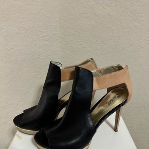 Carlos Santa Peep Toe Heels